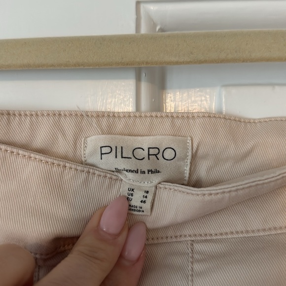 Pilcro Pleated Skirt - Neutral - Picture 8 of 9